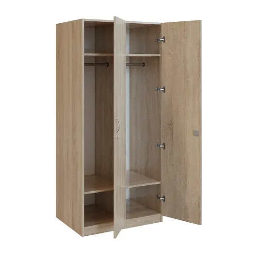 Q 221-80 skříň šatní, 2-dvéřová, 800x600x1800mm, dub bardolino